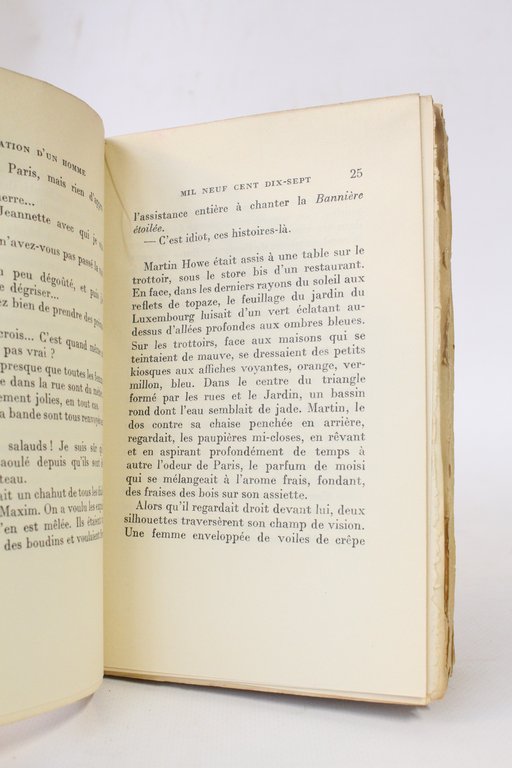 L'initiation d'un homme 1917 - Exemplaire de Maurice Saillet