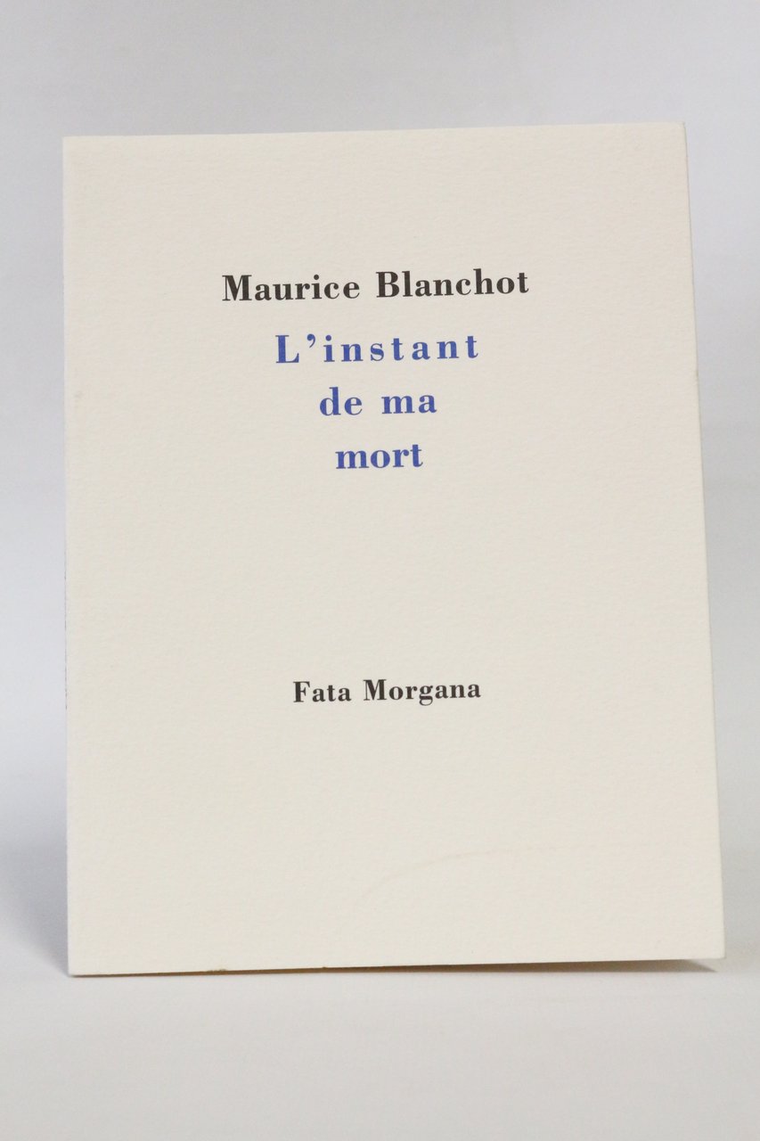 L'instant de ma mort