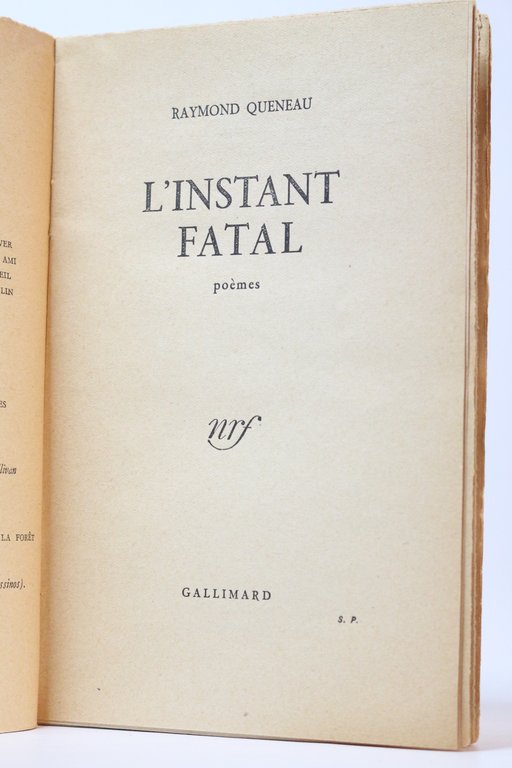 L'instant fatal