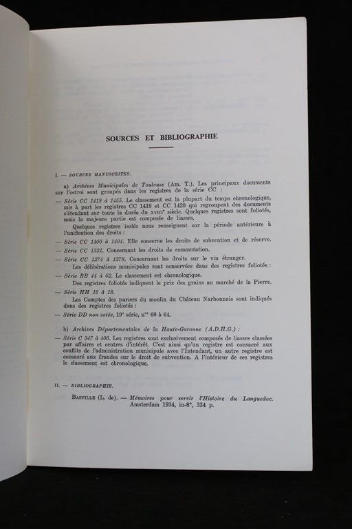 L'octroi de Toulouse à la veille de la Révolution