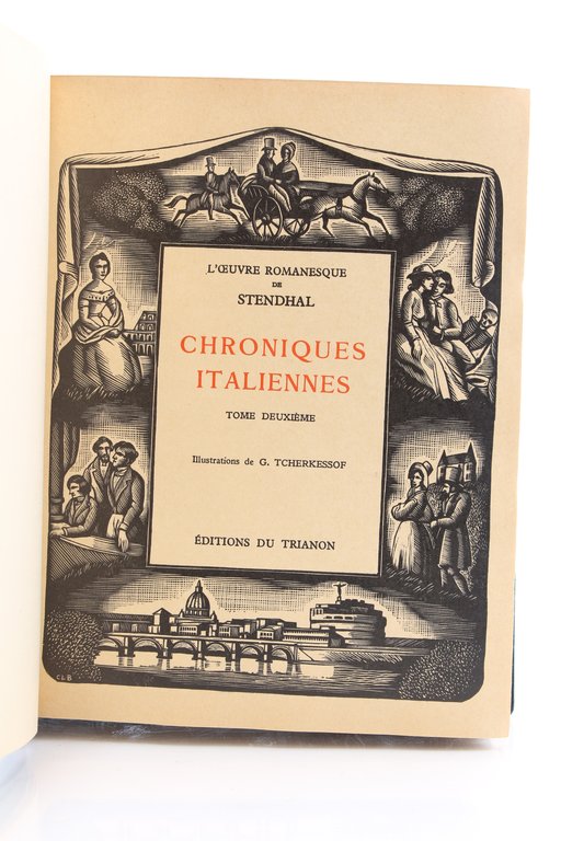 L'Oeuvre romanesque de Stendhal. Oeuvres complètes en 11 volumes