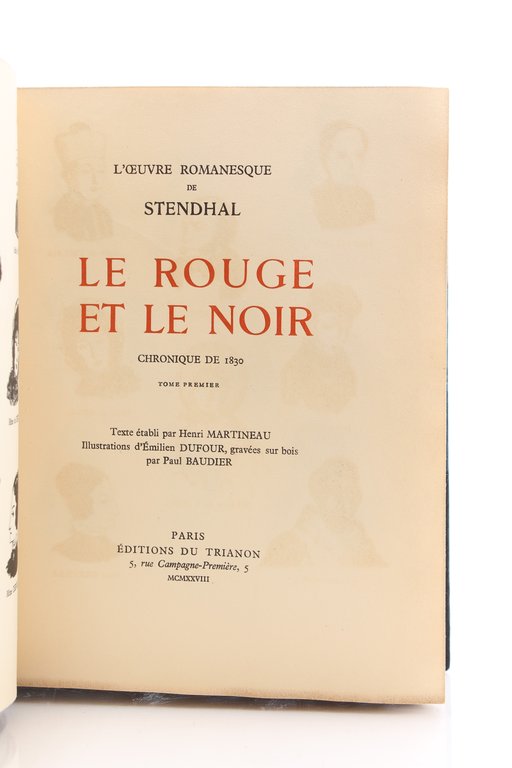 L'Oeuvre romanesque de Stendhal. Oeuvres complètes en 11 volumes