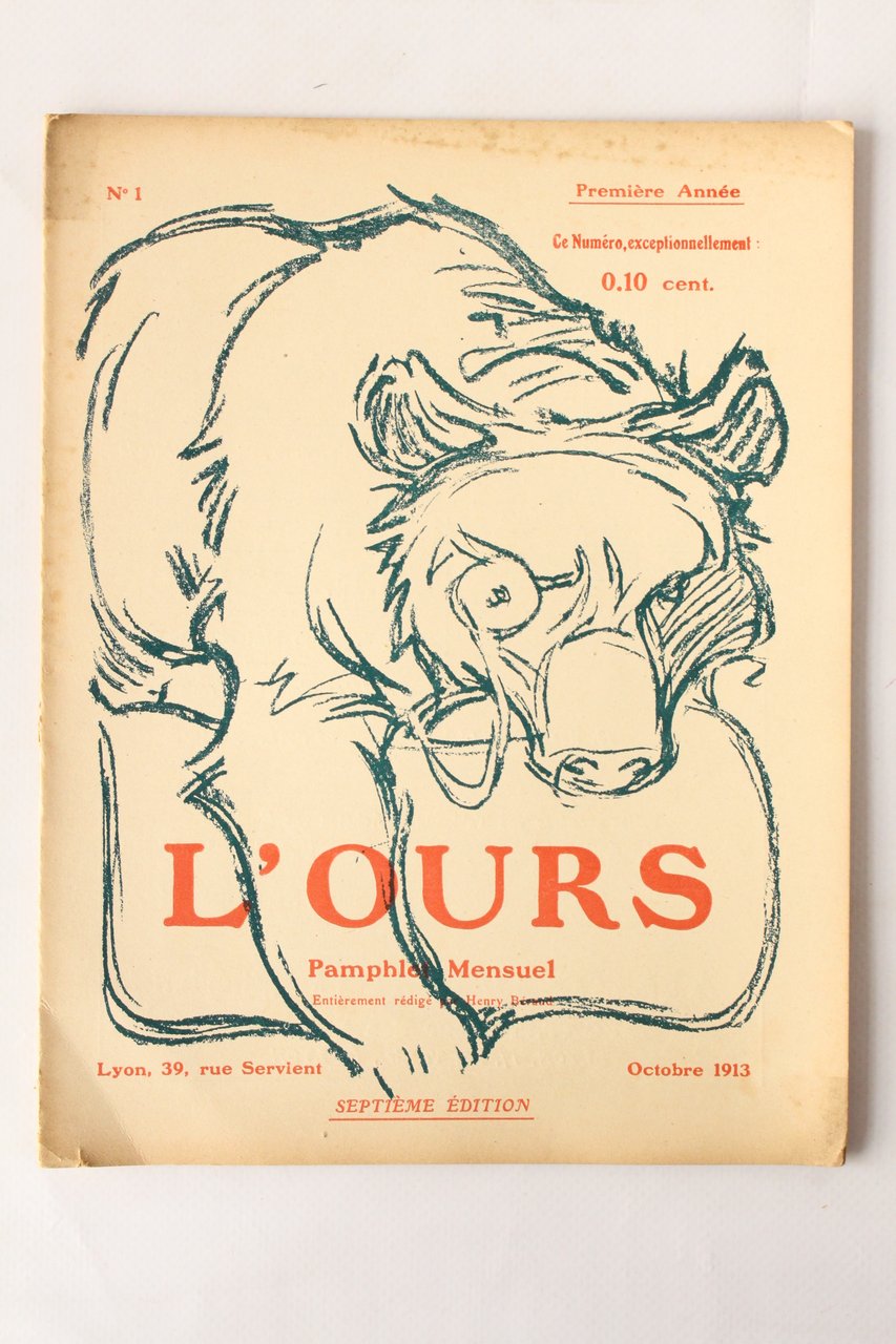 L'ours N°1 de la première année