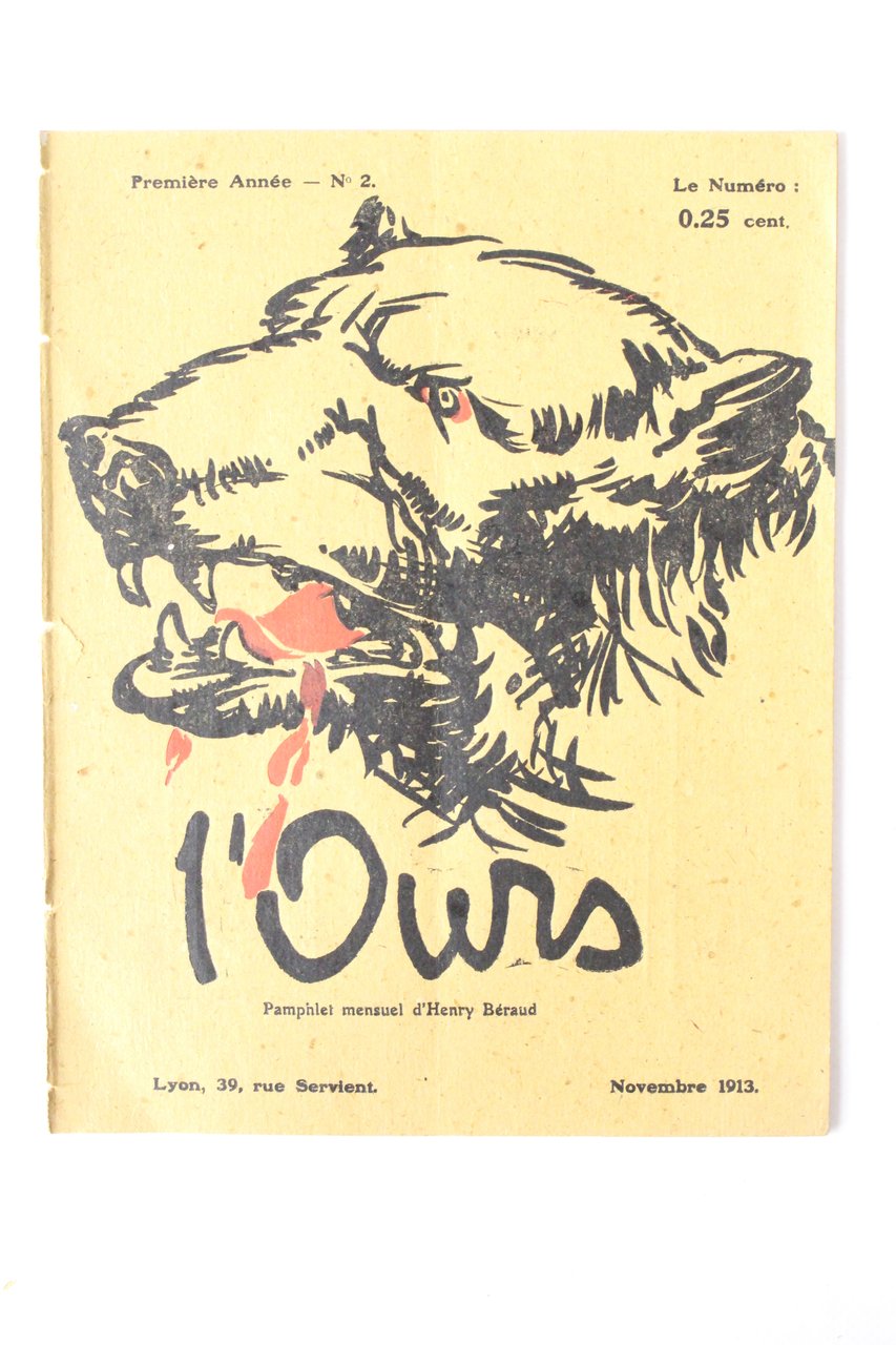 L'ours N°2 de la première année