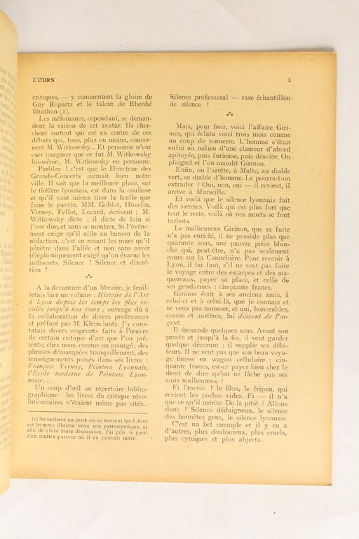 L'ours N°5 de la deuxième année