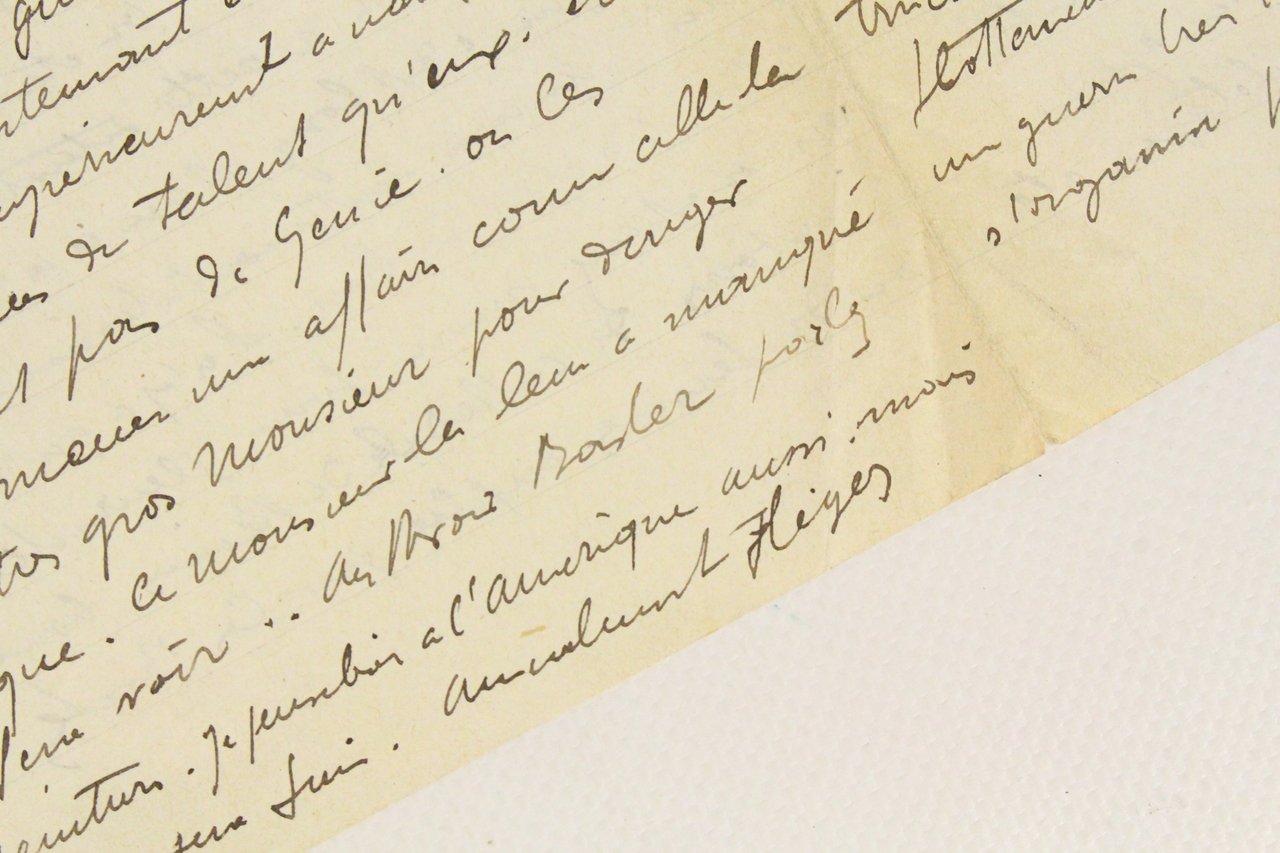 L'une des plus sublimes lettres de Fernand Léger