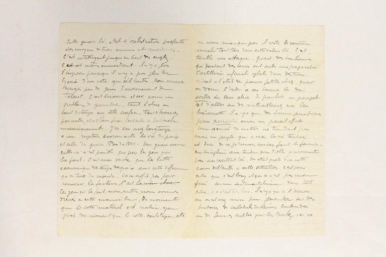 L'une des plus sublimes lettres de Fernand Léger