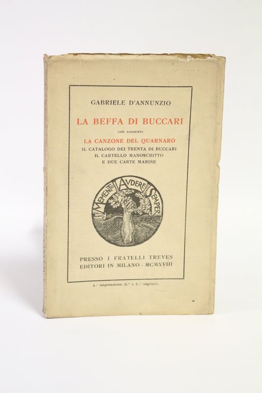 La Beffa di Buccari - Exemplaire de Natalie Clifford Barney