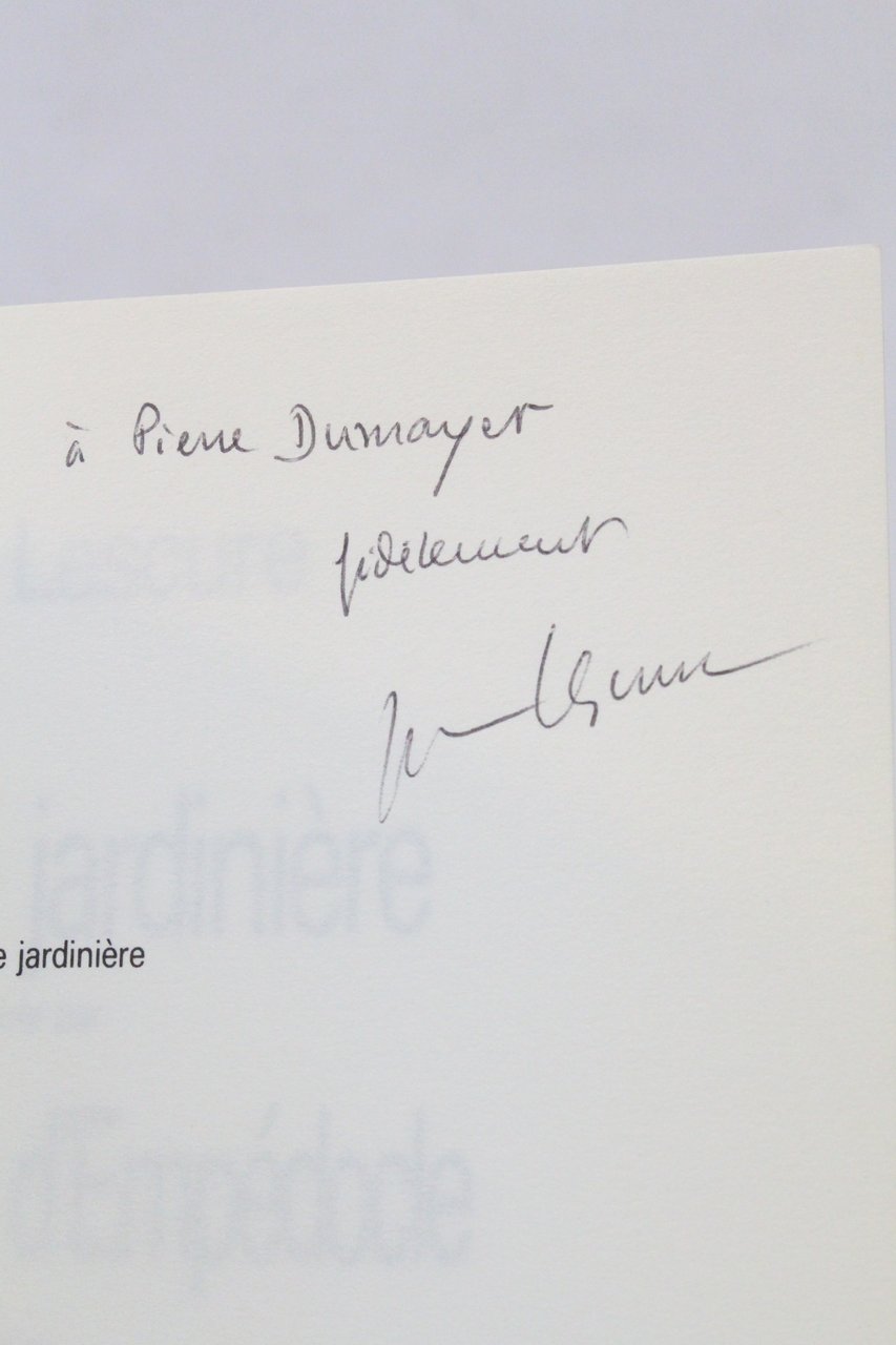 La belle jardinière suivie par Le jardinier d'Empédocle avec quelques …