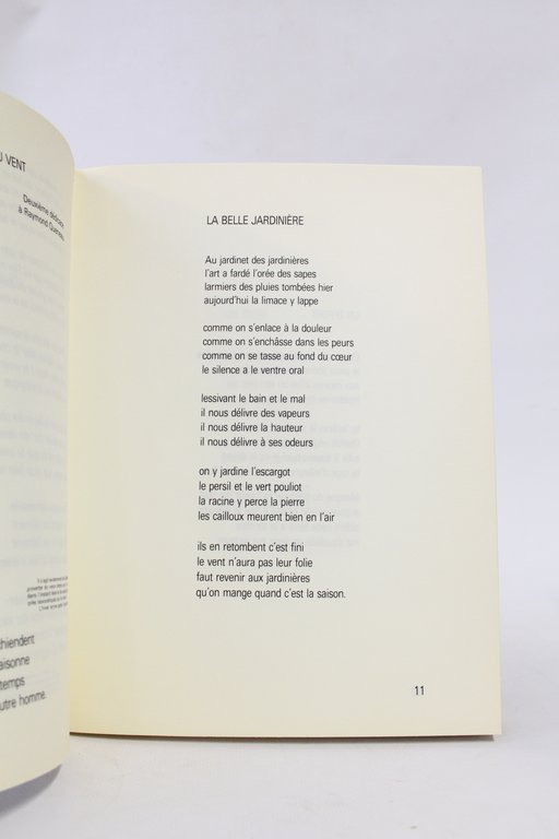 La belle jardinière suivie par Le jardinier d'Empédocle avec quelques …