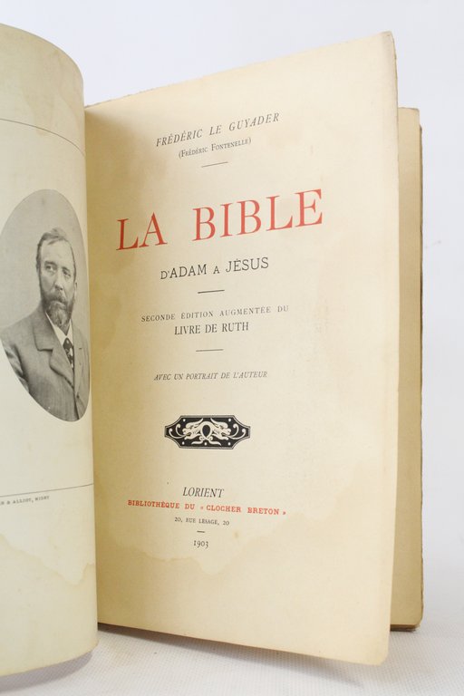 La Bible d'Adam à Jésus