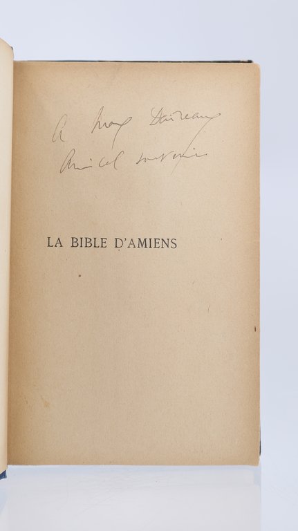 La bible d'Amiens