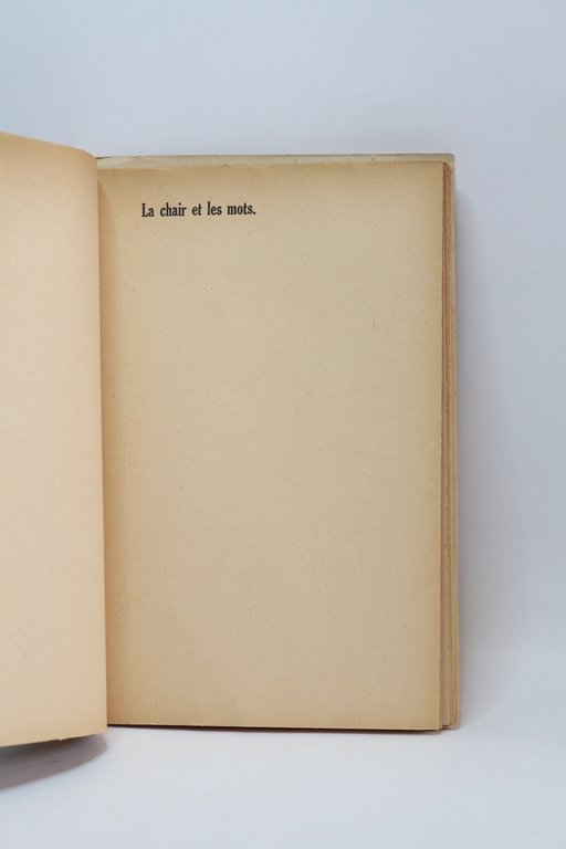 La chair et les mots