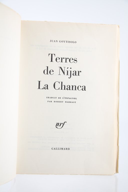La Chanca précédé de Terres de Nijar