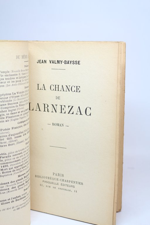 La chance de Larnezac
