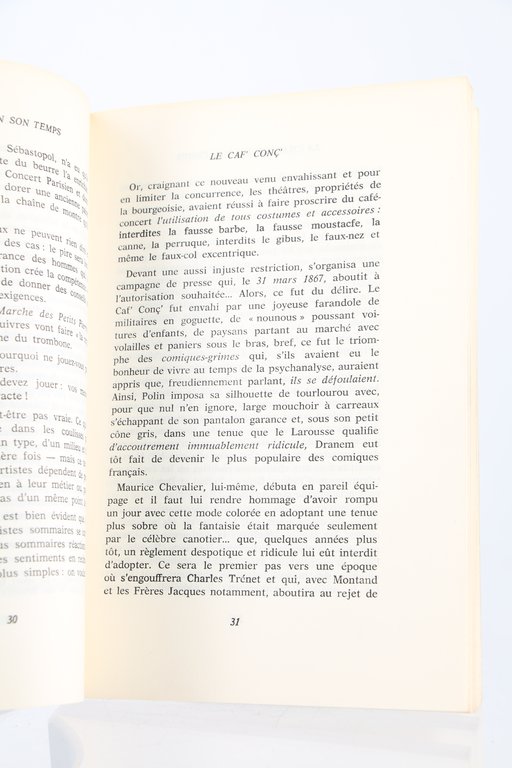 La Chanson en son temps. De Béranger au Juke box