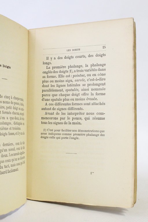 La chirognomonie et la phrénologie