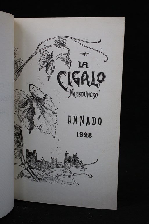 La cigalo narbouneso. Années 1928 et 1930 complètes