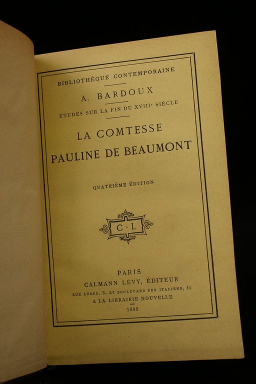 La comtesse Pauline de Beaumont