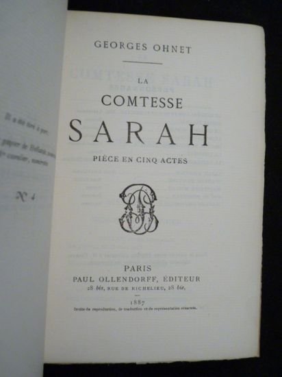 La comtesse Sarah