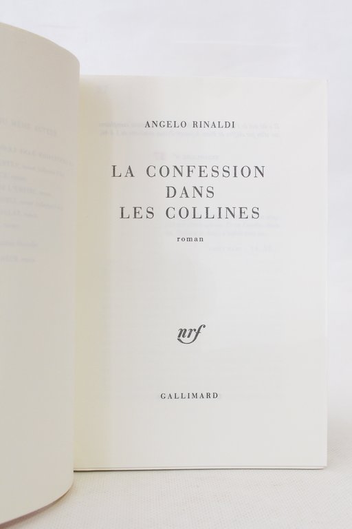La confession dans les collines