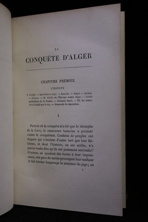 La conquête d'Alger