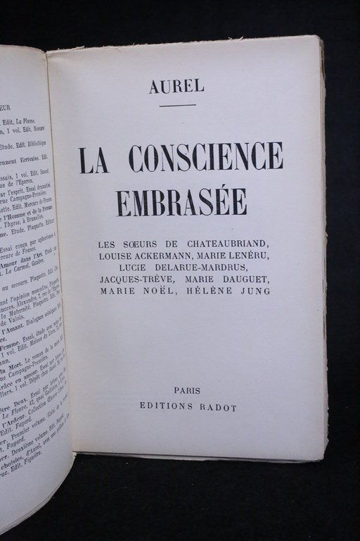 La conscience embrasée