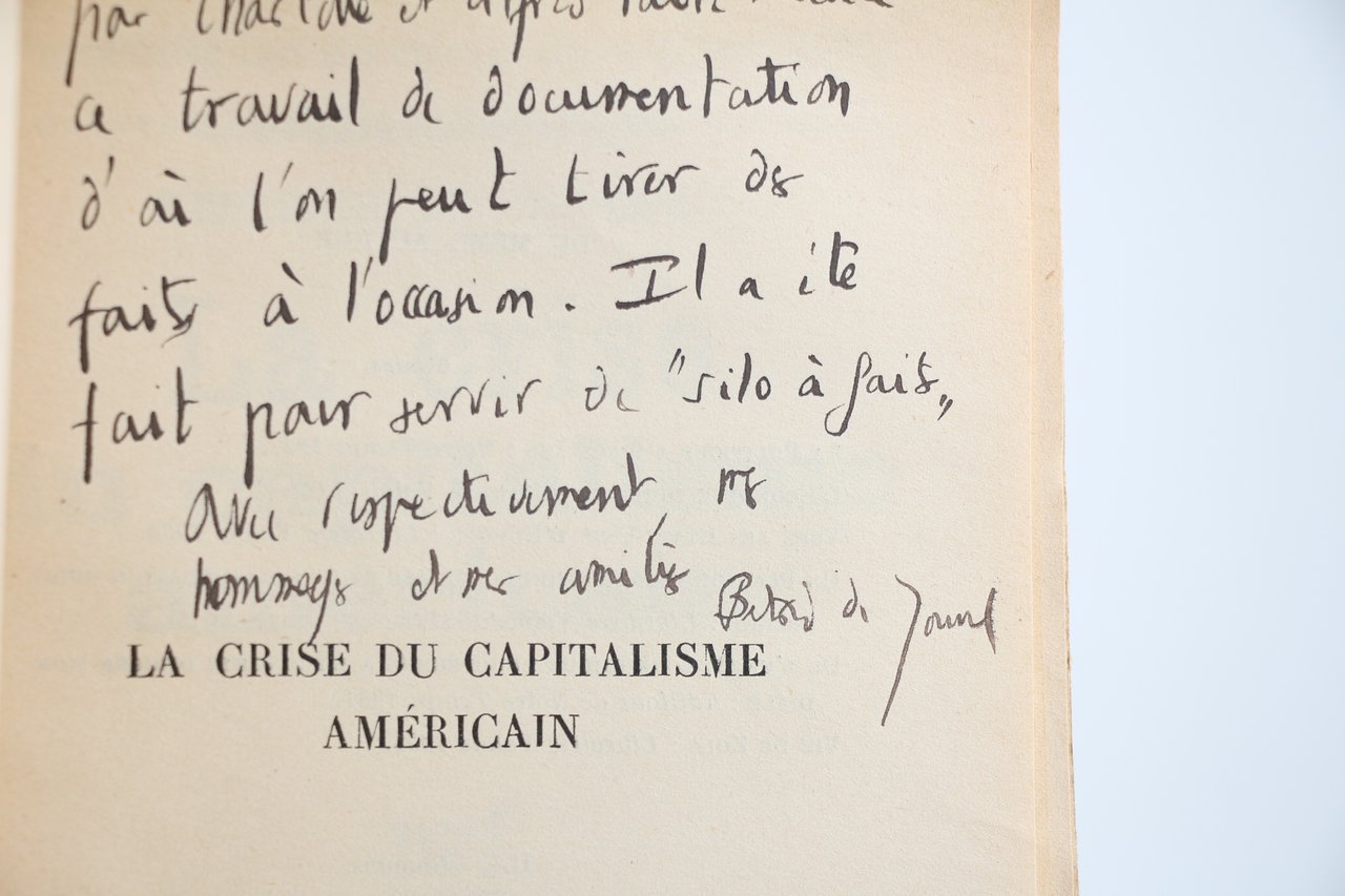 La Crise du Capitalisme américain