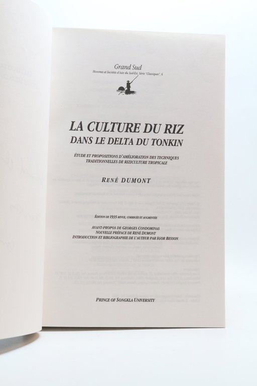 La culture du riz dans le delta du Tonkin