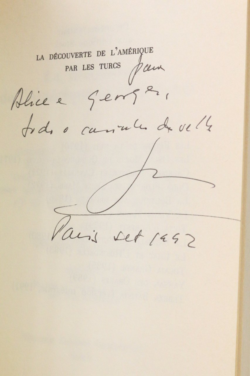 La découverte de l'Amérique par les Turcs ou comment Jamil …