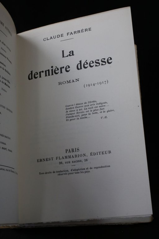 La dernière déesse