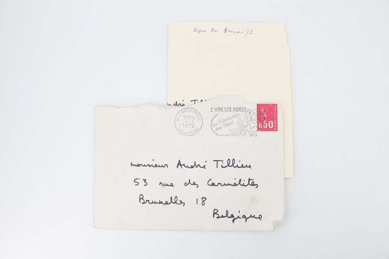 La deuxième lettre manuscrite adressée par Alphonse Boudard à son …