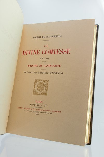 La divine comtesse. Etude d'après madame de Castiglione