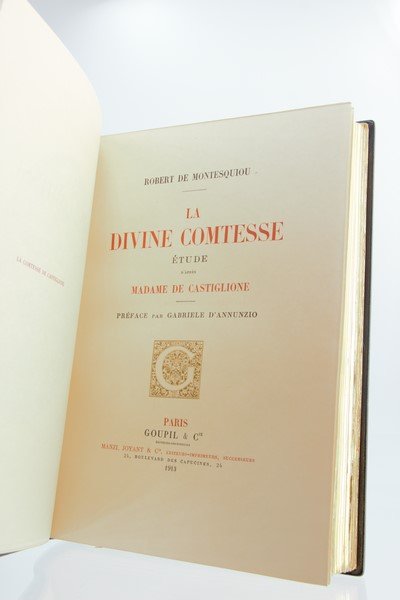 La divine comtesse. Etude d'après madame de Castiglione
