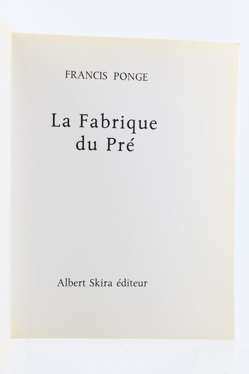 La fabrique du pré
