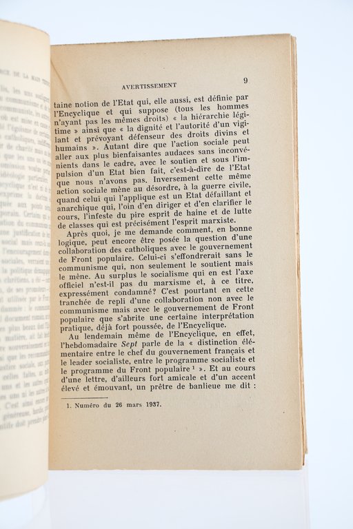 La Farce de la Main tendue. Du Frente Popular au …
