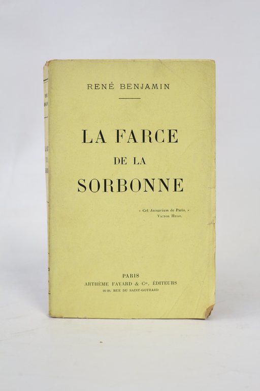 La farce de la Sorbonne