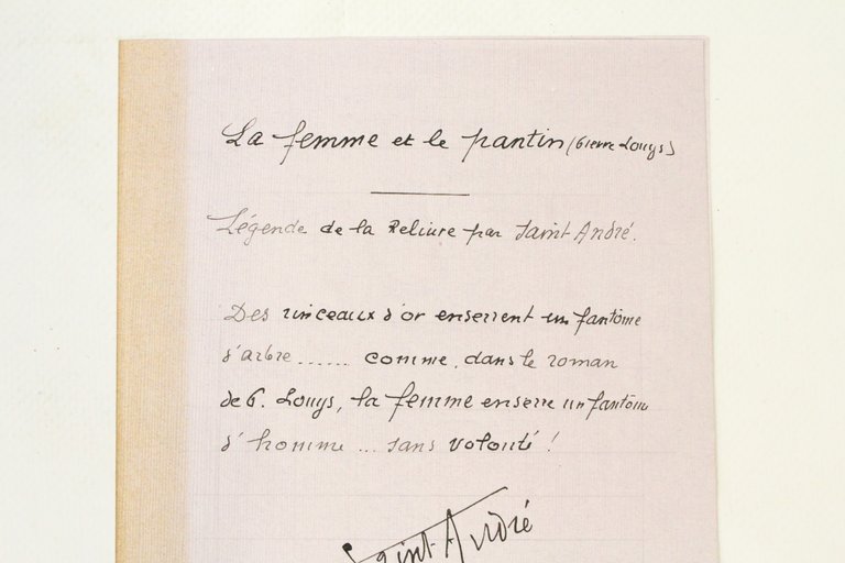 La femme et le pantin