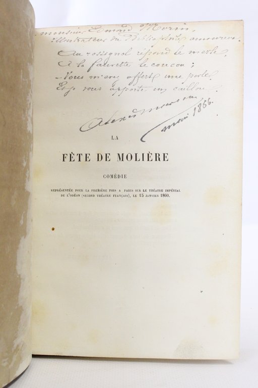 La fête de Molière, comédie en 1 acte et en …