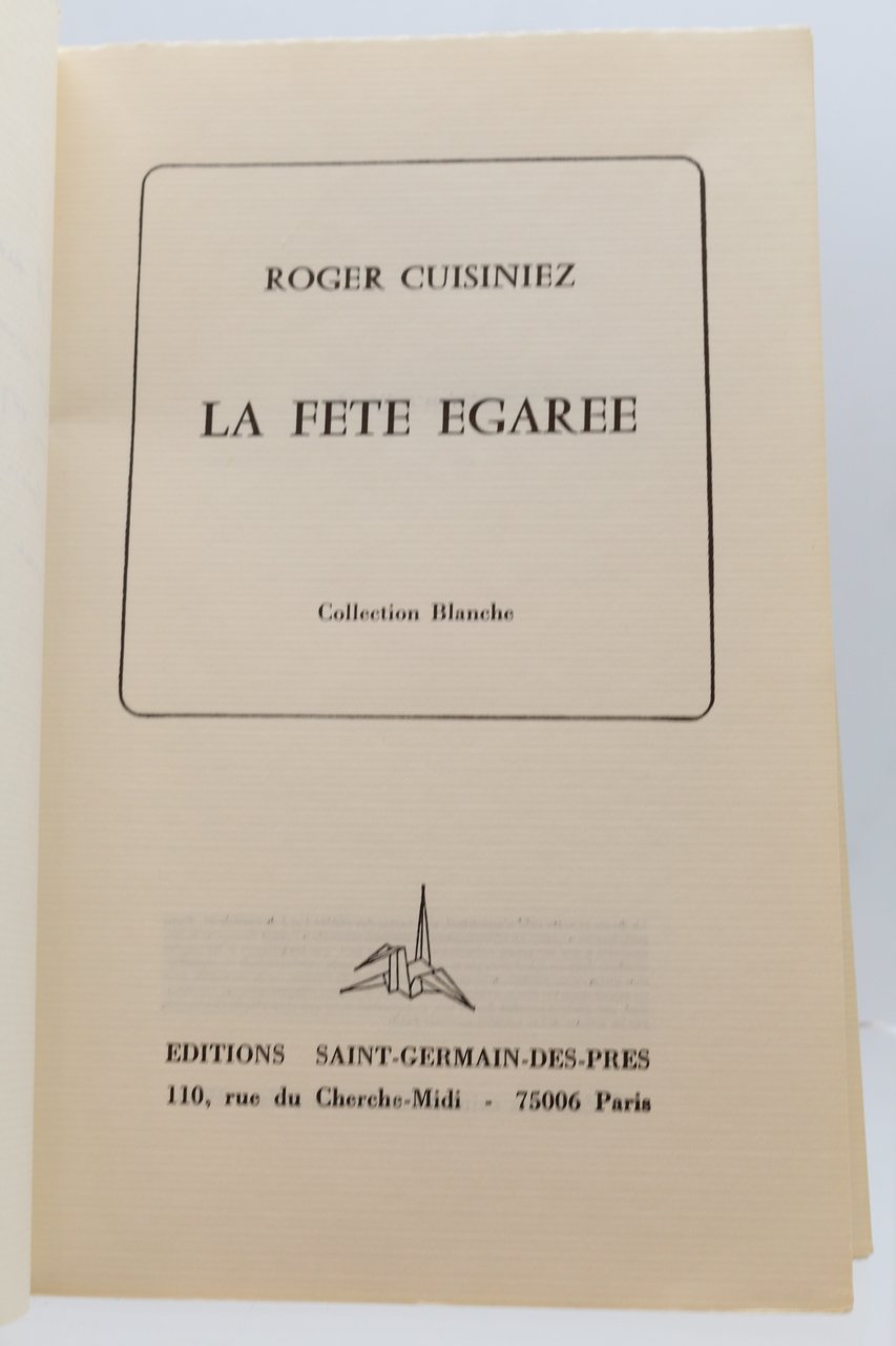 La fête égarée