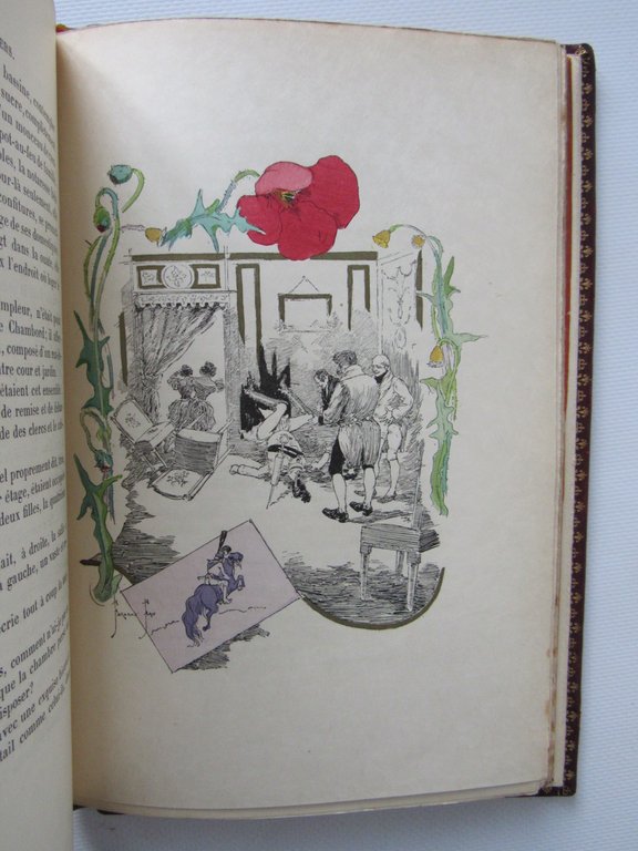 La feuille à l'envers