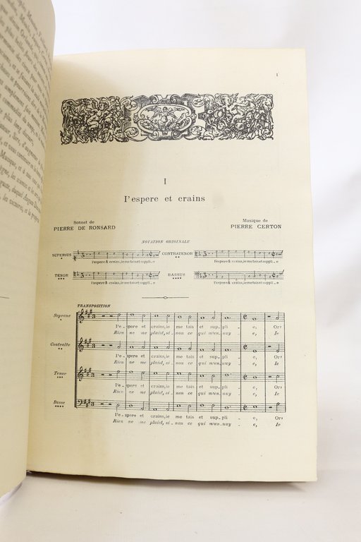 La fleur des musiciens de P. de Ronsard recueillie par …