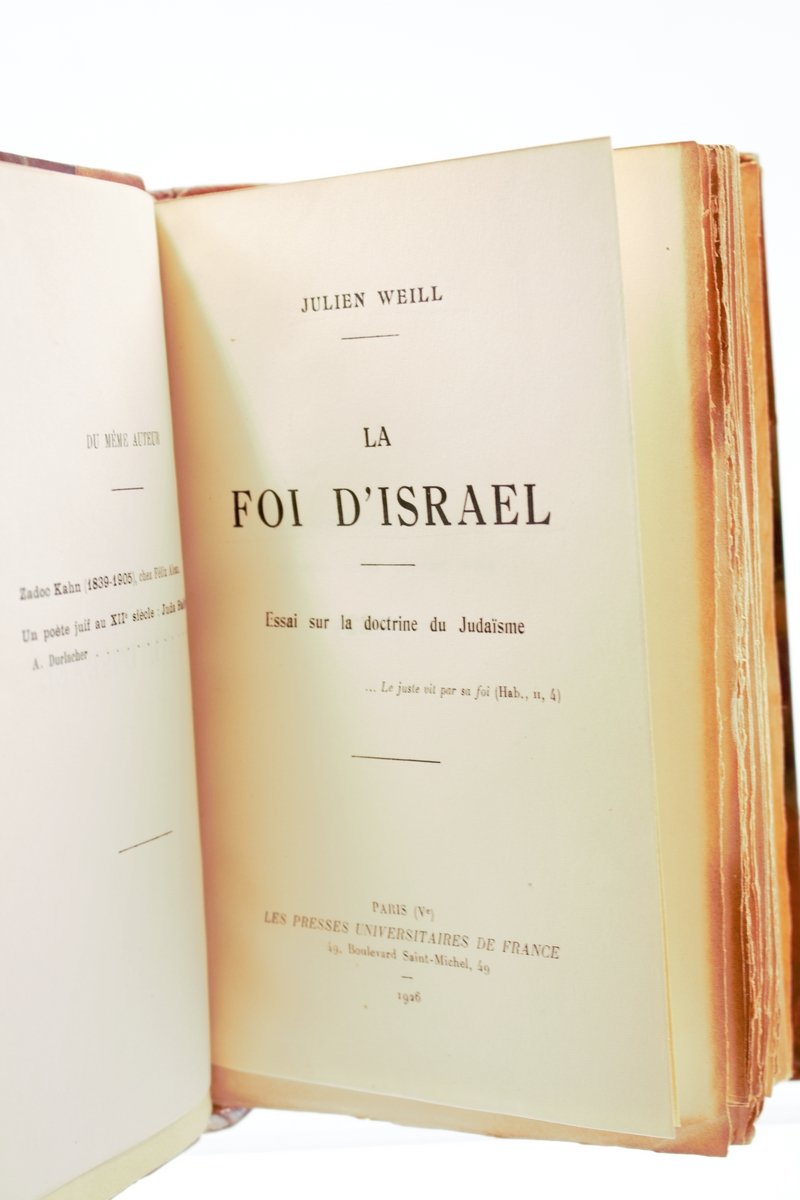La foi d'Israël