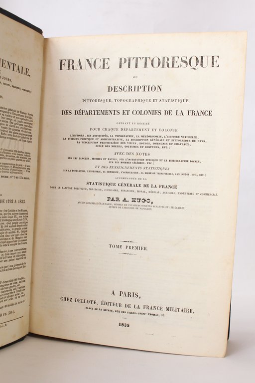 La France pittoresque ou description pittoresque, topographique et statistique des …