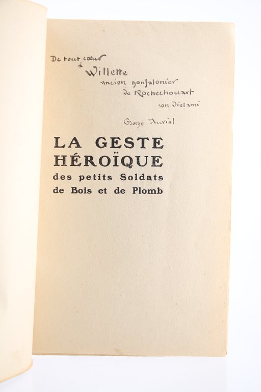 La Geste héroïque des petits Soldats de Bois et de …