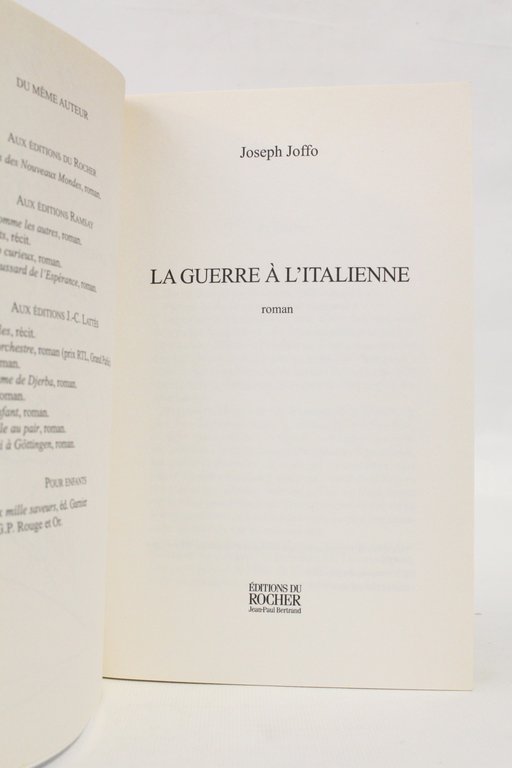 La guerre à l'italienne