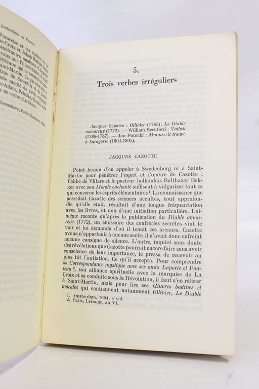 La littérature fantastique en France