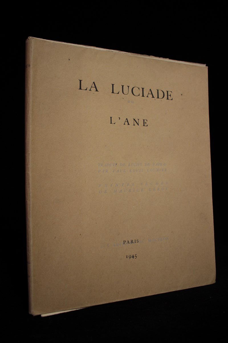 La Luciade ou l'âne traduit de Lucius de Patras par …