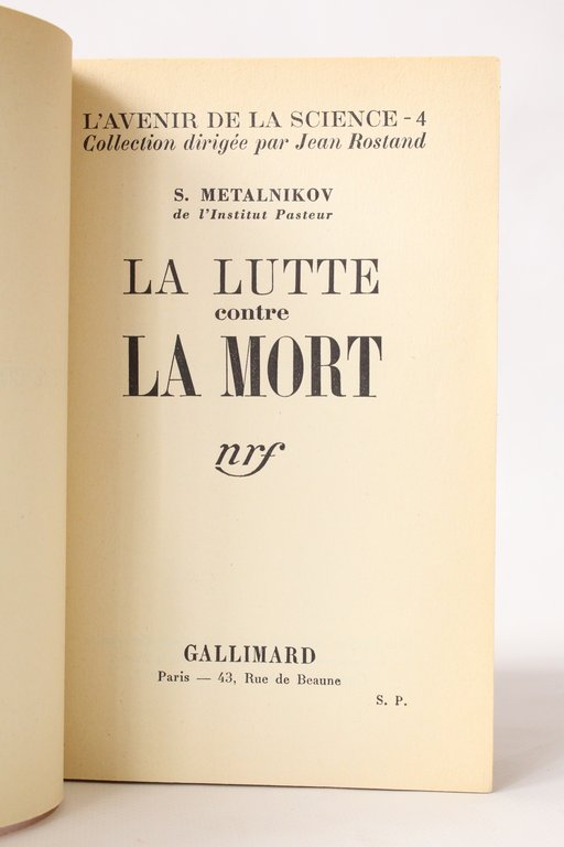 La lutte contre la mort