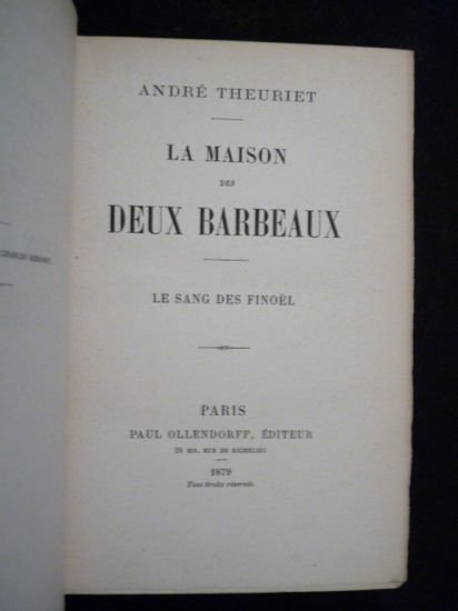 La maison des deux barbeaux